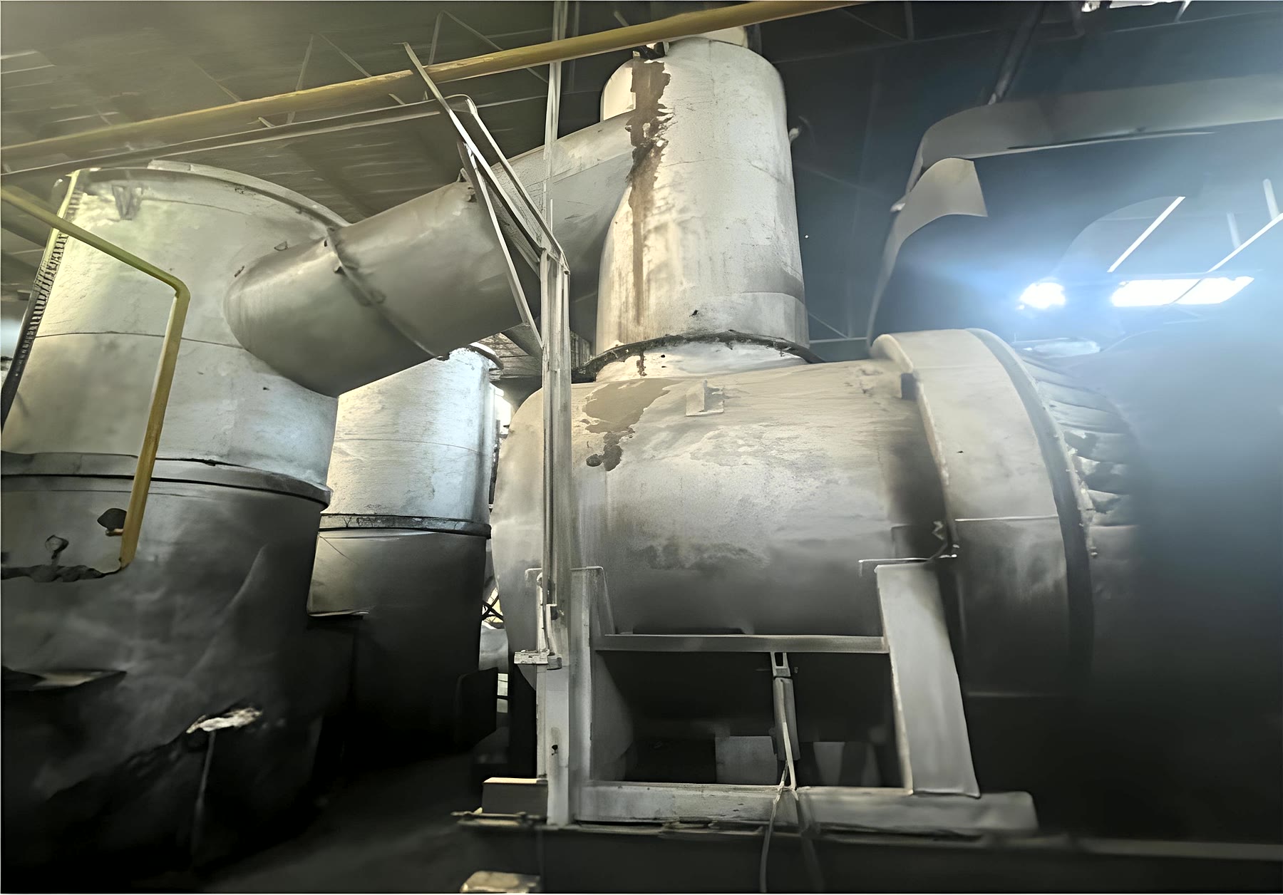 An incineration line at the Biotic facility in Delhi